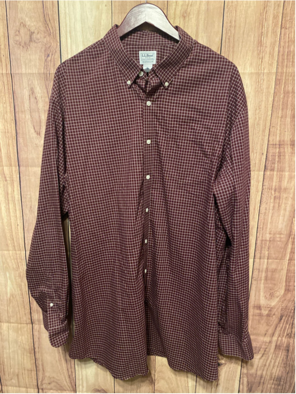 L.L.Bean XXL Tall bundle of 3 men’s Casual Button Down Shirts plaid - Picture 4 of 16